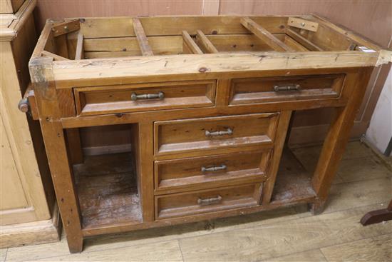 A kitchen unit (no top) W.130cm